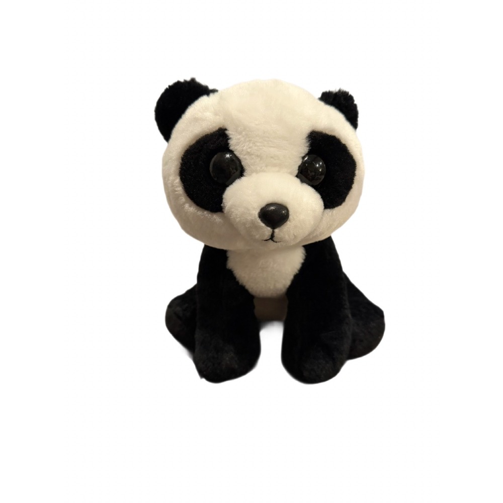 Ty Beanie Baby Baboo Panda Bear Plush 2017 VelveTy 9" Stuffed Animal